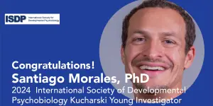 Congratulations Santiago Morales, PhD winner of the 2024 ISDP Kucharski Young Investigator Award!